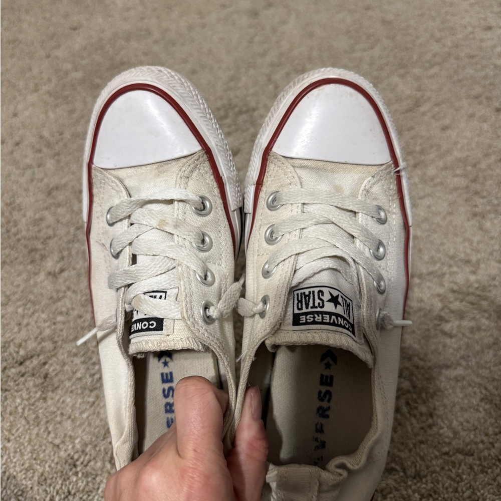 7 1/2 Women’s Converse CT Shoreline Slip Shoes - White - Box - Picture 4 of 10